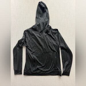 Legend Black Hooded Pullover/Zip pockets